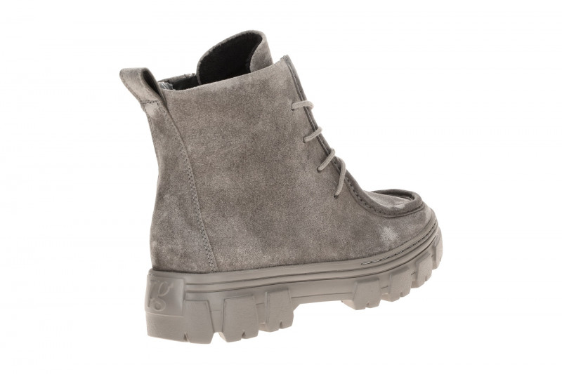Paul Green Stiefel Boots grau Velour Mokassin 5499