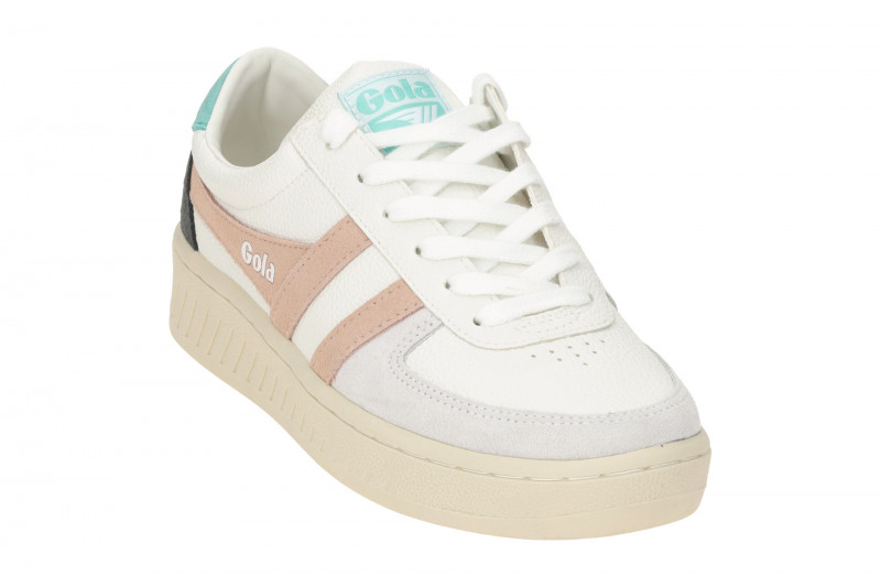 Gola Grandslam Trident Schuhe Sneakers weiß rose CLA415