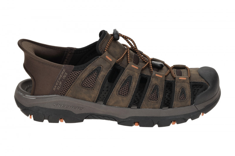 Skechers Tresmen Sandale braun Slip-Ins geschlossen 205187