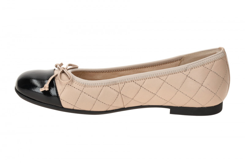 Gabor comfort Ballerina rosa schwarz gesteppt 62.612.21