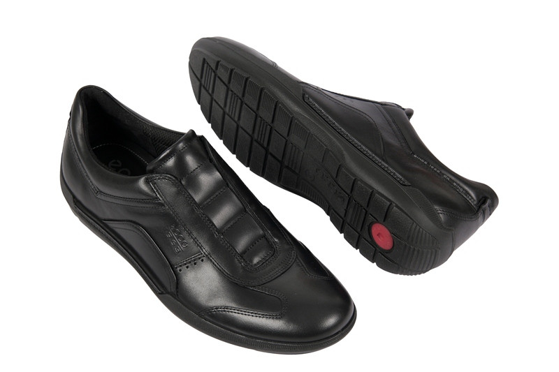 Ecco Welt Sneaker Schuhe schwarz Slipper