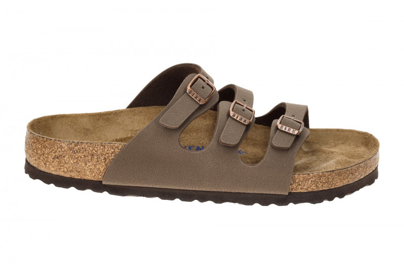 Birkenstock Florida Pantolette braun Normal-Weit 53881