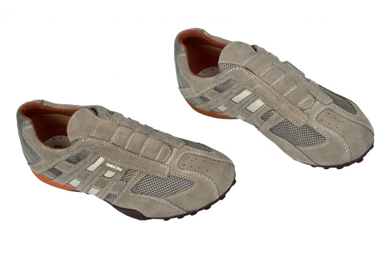 Geox Snake N Schuhe in beige orange Slipper U1107N