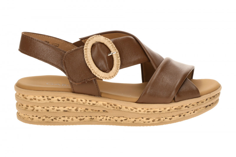 Gabor Plateau Sandale braun Nappa 84.556.24