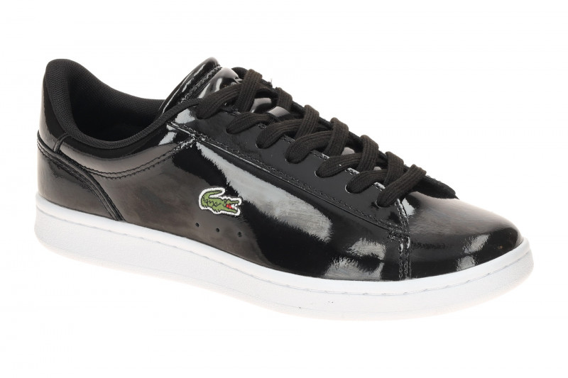 Lacoste Carnaby Set Schuhe Sneakers schwarz Damen Lack 225