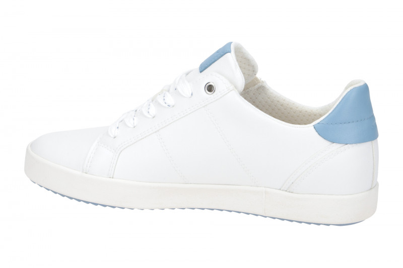 Geox Blomiee Schuhe Sneakers weiß hellblau D166HC