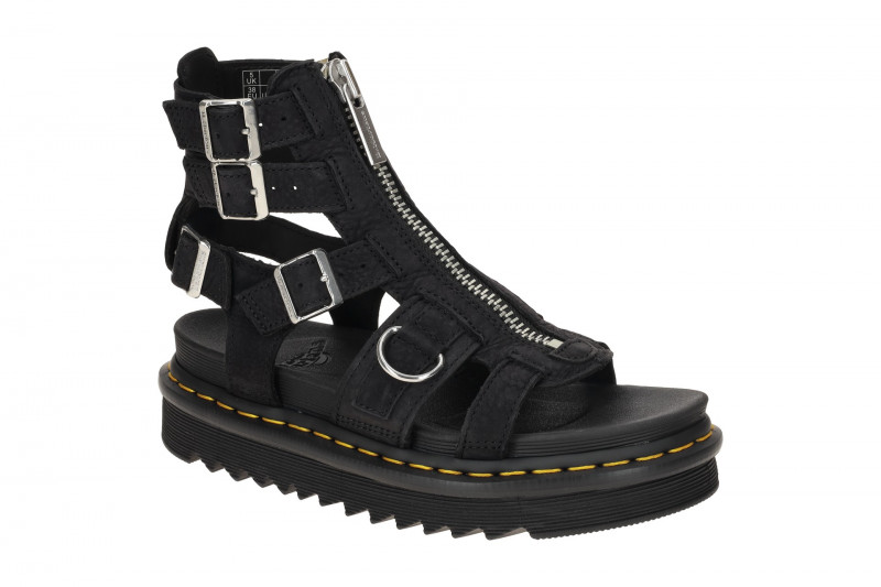 Dr. Martens Olson Plateau Sandale schwarz Römer 31542057