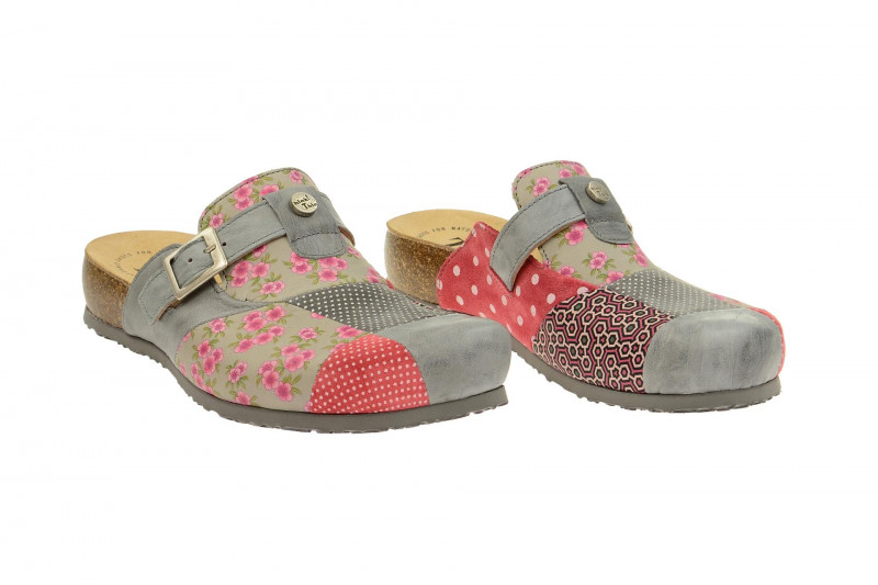 Think Julia Pantolette grau multi Clogs 4-84343-17