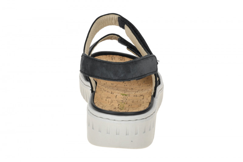 Waldläufer Valerie Sandale blau marine K-Weite Nubuck 630001