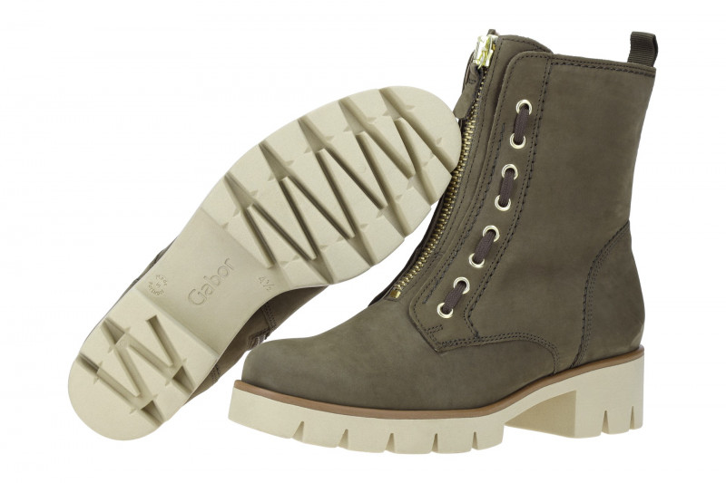 Gabor Fashion Stiefelette grün oliv 31.716.11