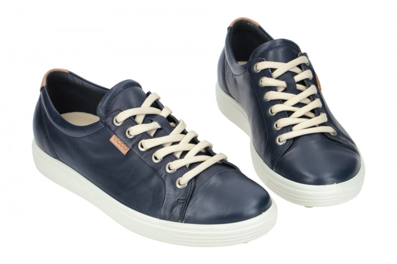 Ecco Soft 7 Schuhe blau Damen Sneakers