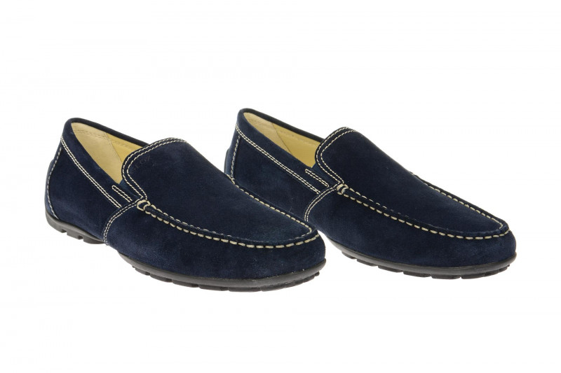 Geox Moner Schuhe blau Mokassin U1144V