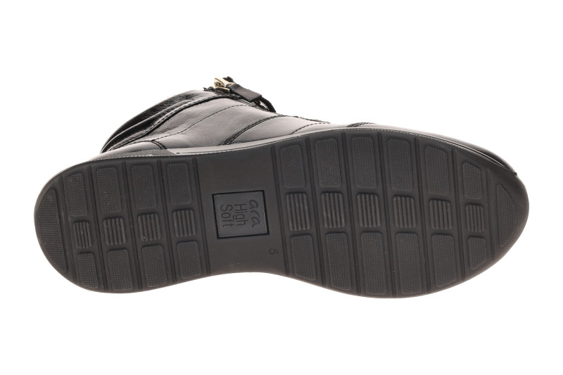 ARA Osaka Winter Schuhe Sneaker schwarz Lammfell 12-24808