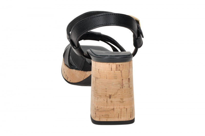 Paul Green Sandaletten schwarz Plateau 6073