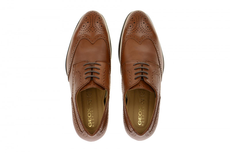 Geox Albert Schuhe braun brandy U44W3B