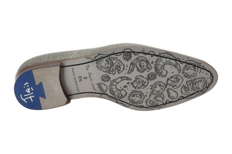 Floris van Bommel De Stapper Schuhe grau Print 30150
