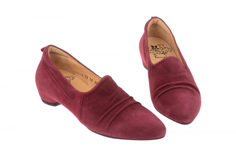 Think Imma Slipper rot Velour