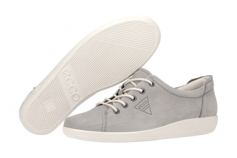 Ecco Soft 2 Schuhe grau Damen Sneaker 206503