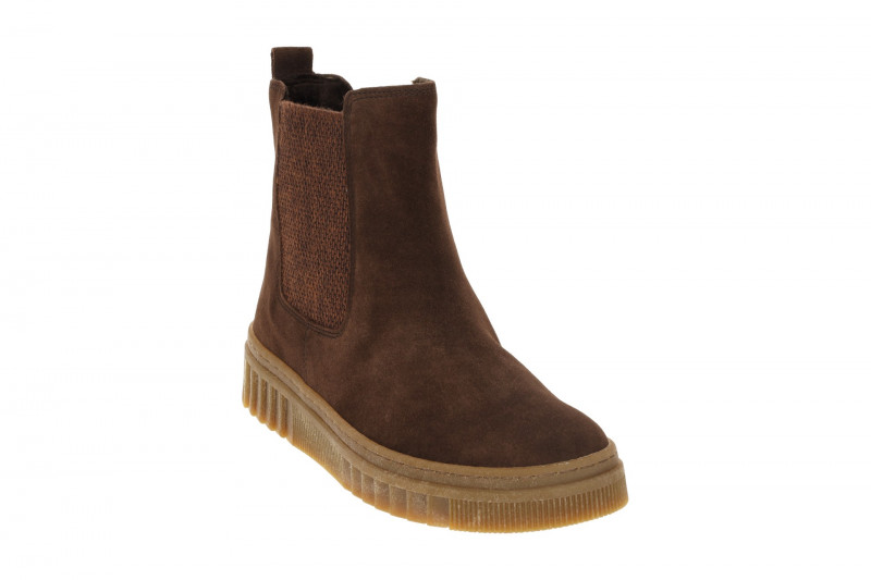 Gabor Stiefelette braun Chelsea Boots Velour 8008.03.004