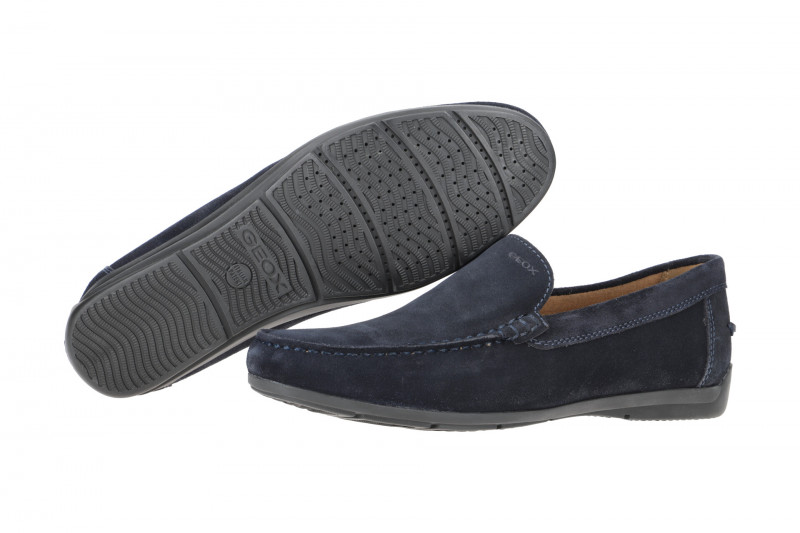 Geox Siron Mokassin Slipper blau navy U32Q3A
