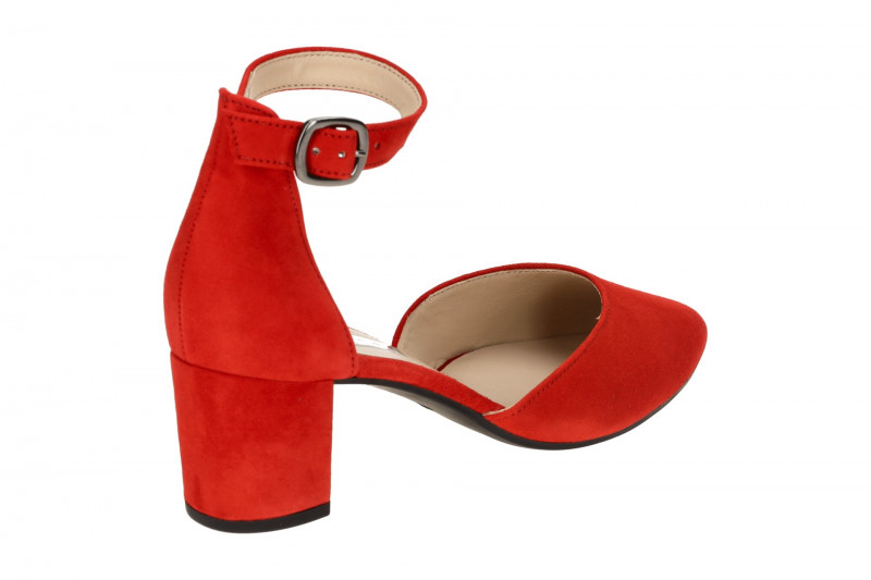 Gabor Riemchen Pumps rot fire Samt 61.340.15