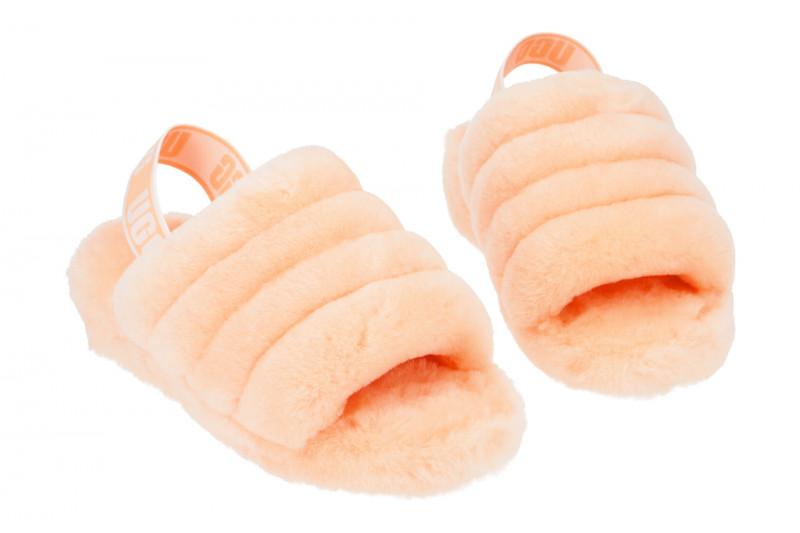 UGG Fluff Yeah Slide Hausschuhe rosa scallop