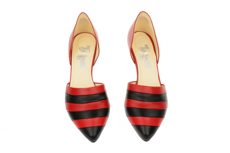 Tiggers Dana Pumps schwarz rot