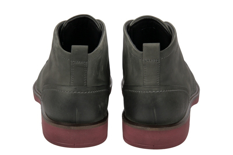 Ecco Biarritz Stiefeletten in dunkelgrau Nubuk