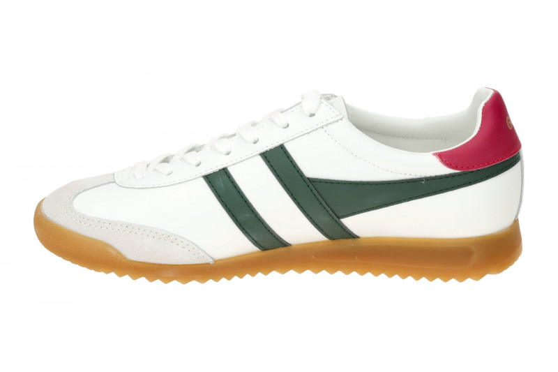 Gola Torpedo Leather Damen Sneakers Schuhe weiß grün CLB622