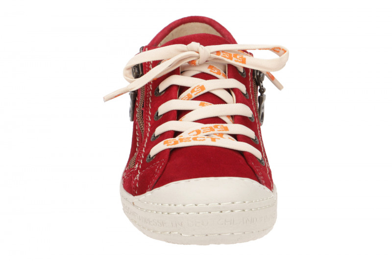 Eject Dass Schuhe Sneaker rot Velour 13001