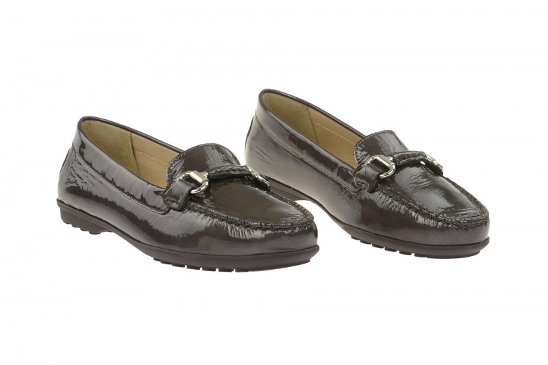 Geox Elidia Schuhe braun Lack