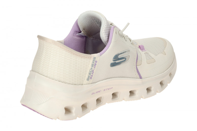 Skechers Glide Step Schuhe weiß creme SLIP INS 150420