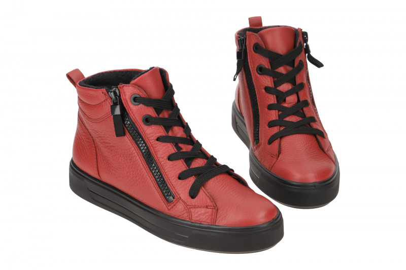 ARA Courtyard Schuhe Sneaker High rot chilli 12-27404