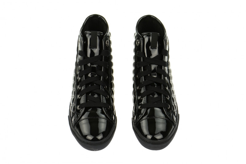 Geox New Club Stiefel schwarz Lack