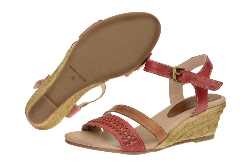 Pikolinos Keil Sandalette - Cullera sandia rot - 976-8111