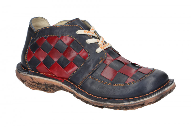 Eject Dunas Schuhe blau rot Karo Herren 10036