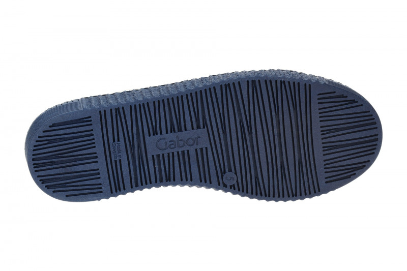Gabor Schuhe weiß blau Damen Sneakers 63.334.26