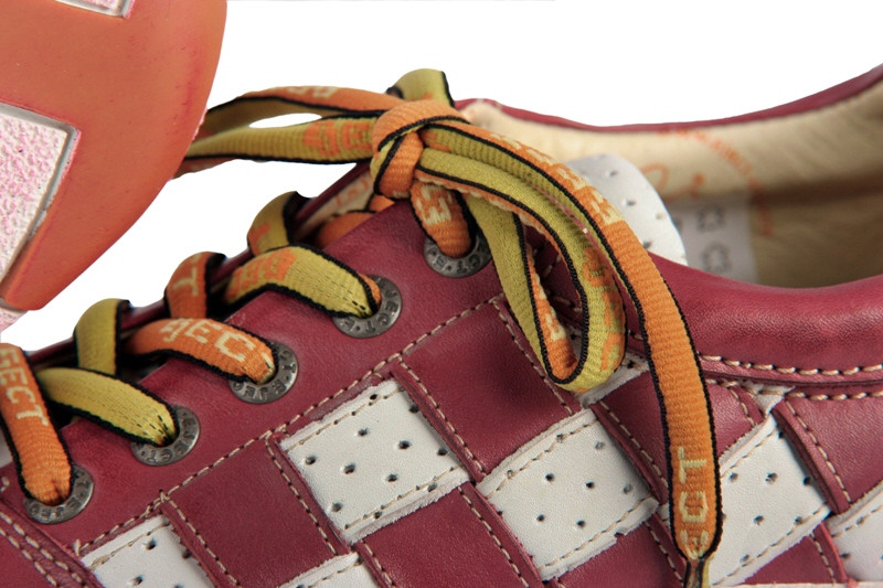 Eject Ice Schuhe rot weiß Karo 13527