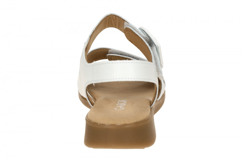 Gabor Sandale weiß Glattleder 82.802.50