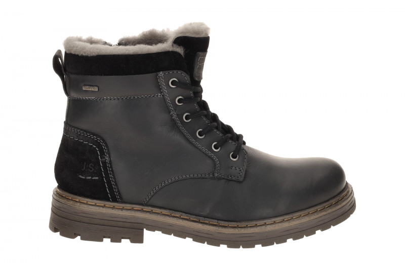 Josef Seibel Curtis 50 Winter Herren Stiefel schwarz wasserdicht