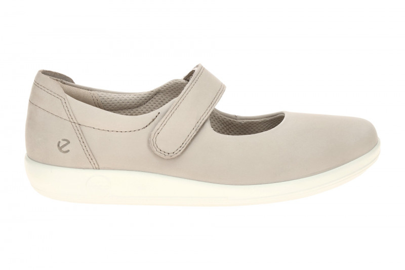 Ecco Soft 2 Schuhe Mary-Jane Ballerina grau 207503