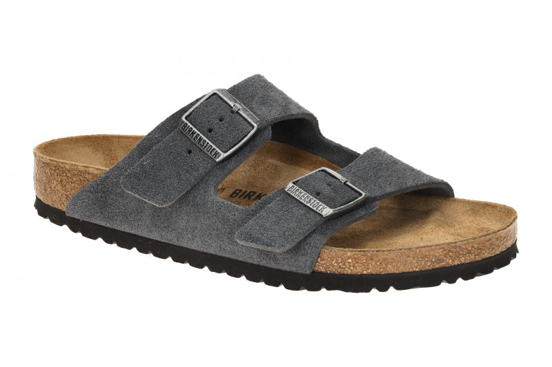 Birkenstock Arizona BS Pantolette dunkelgrau Normal Weit 1031632