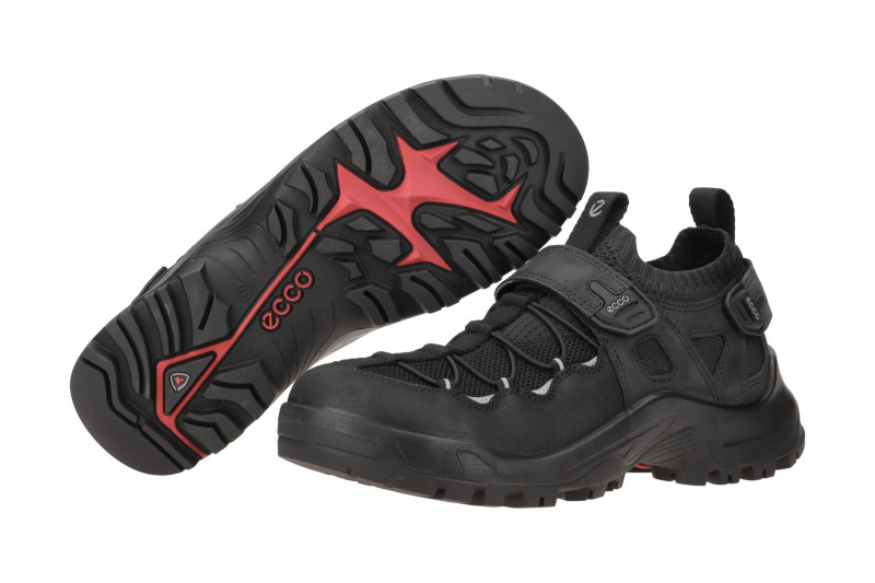 Ecco Offroad Schuhe schwarz Klett 822334