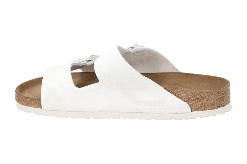 Birkenstock Arizona BS Pantolette antique weiß Normal Weit 1024554