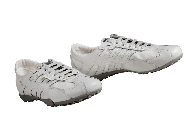 Geox Respira Schuhe Snake L weiß Sneakers
