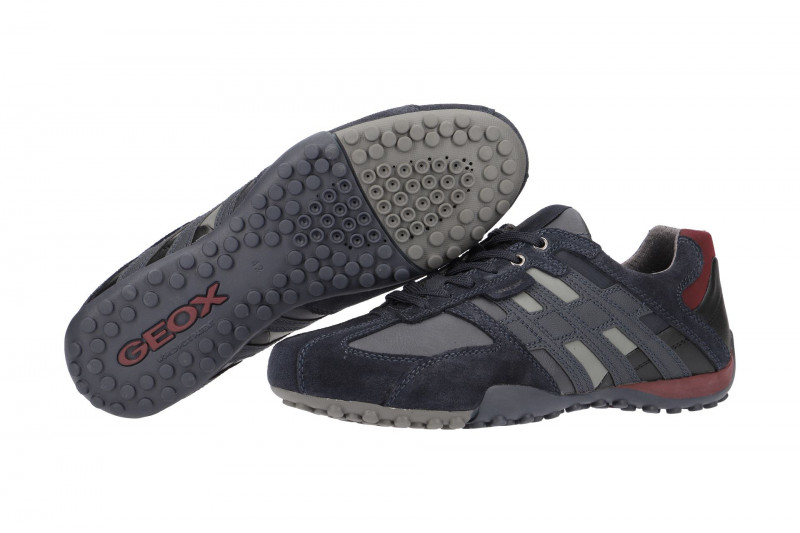 Geox Snake Schuhe blau rot U4207K