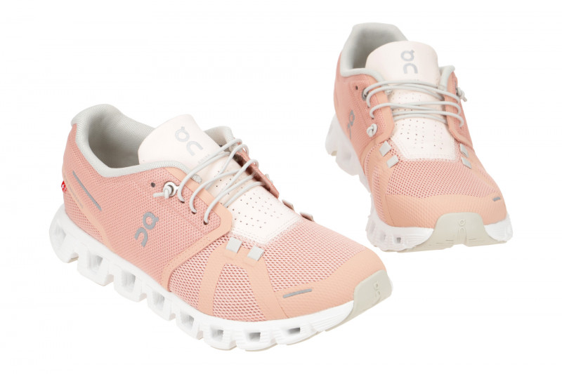 on Cloud 5 Schuhe rosa weiß Damen Sport 59.98556