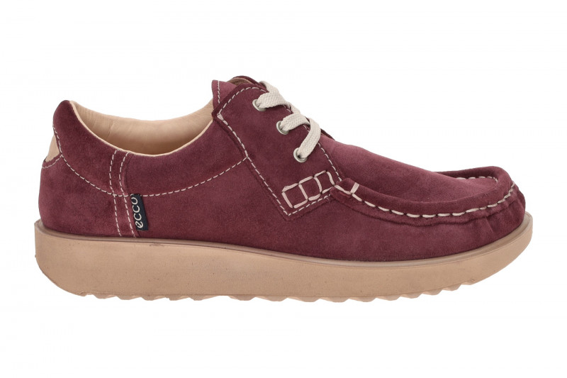 Ecco Joke Schuhe rot ruby Mokassin 320003