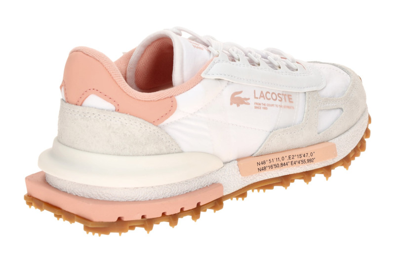 Lacoste Elite Active Sneakers Schuhe weiß rosa Damen 1269