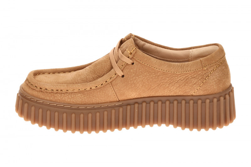 Clarks Torhill Bee Mokassin Schuhe braun tan Nubuck 26172084
